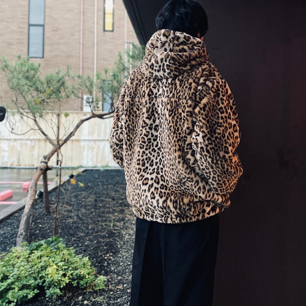 NANGA | LEOPARD FUR MOUNTAIN PARKA #BEIGE [26FW-WMO-NA09]