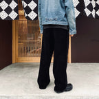 Corduroy Baggy Jeans #Black [SD26F-PT06]