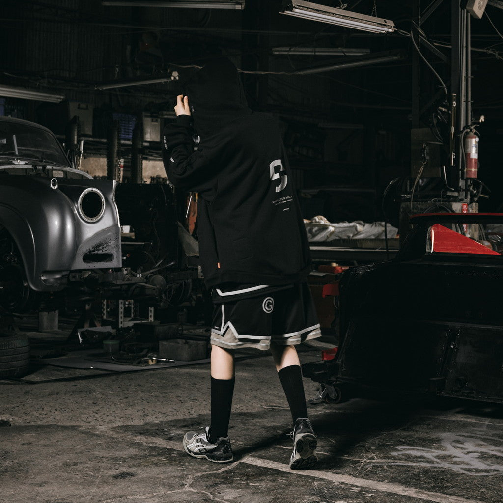 "7-C1" G-System 連帽外套 #BLACK [GOOPI-23AW-OCT-02]
