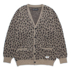 LEOPARD MOHAIR CARDIGAN #BEIGE [24FW-WMK-KN12]