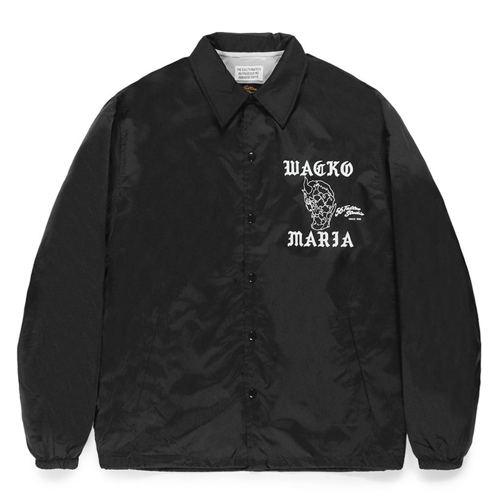 56 TATTOO STUDIO | COACH JACKET #BLACK [56TS-WM-BL07]