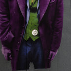 黑闇騎士三部曲 | 長袖夏威夷襯衫（1 型）#灰色 [TDKT-WM-HI06]