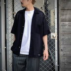 KNIT SHIRT #BLACK [25SS-WMK-KN24]