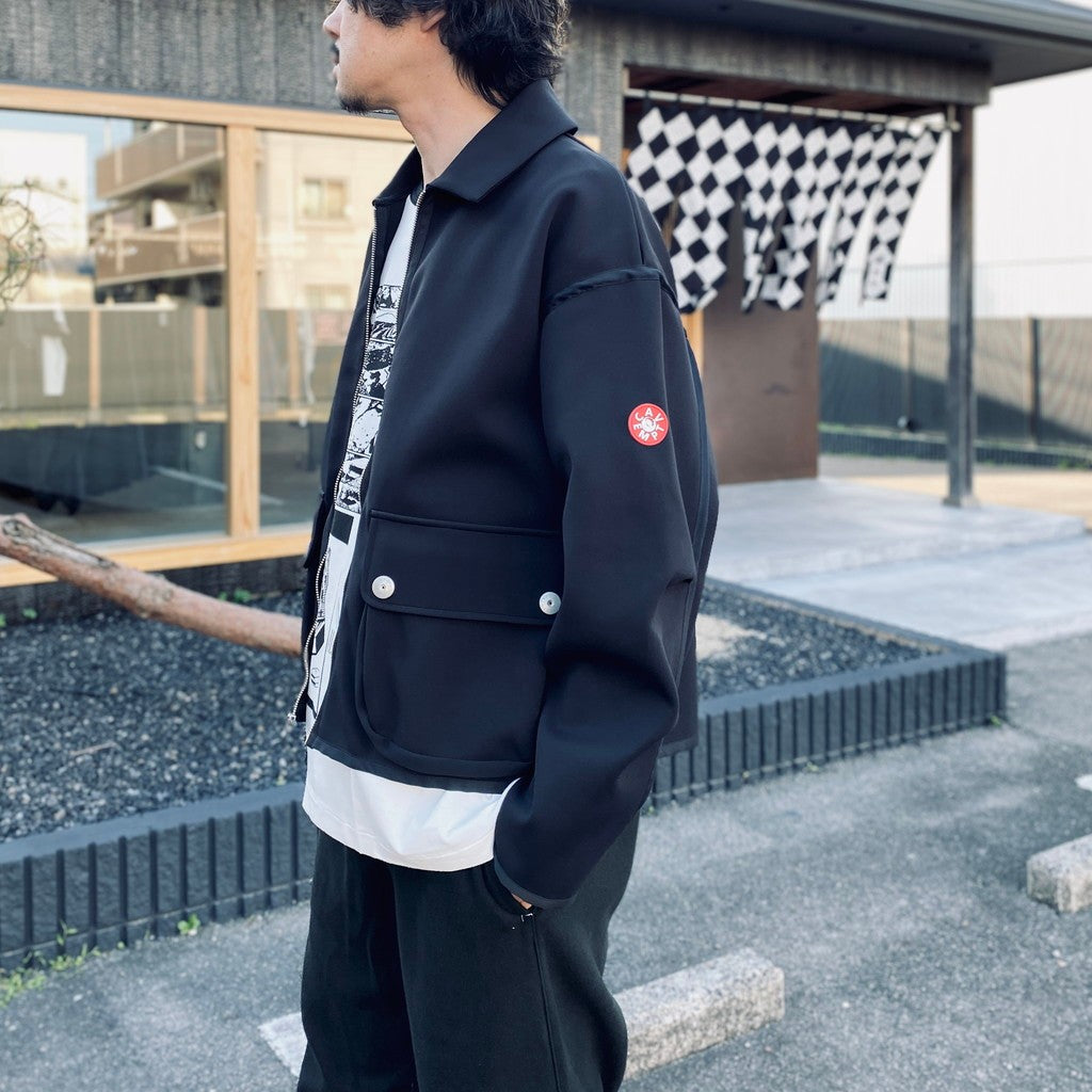 SMOOTH ZIP UP #BLACK [CES29CS16]