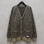 LEOPARD MOHAIR CARDIGAN #BEIGE [24FW-WMK-KN12]