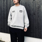 DEATH ROW RECORDS | HEAVY WEIGHT CREW NECK SWEAT SHIRT #GRAY [DEATHROW-WM-SS06]