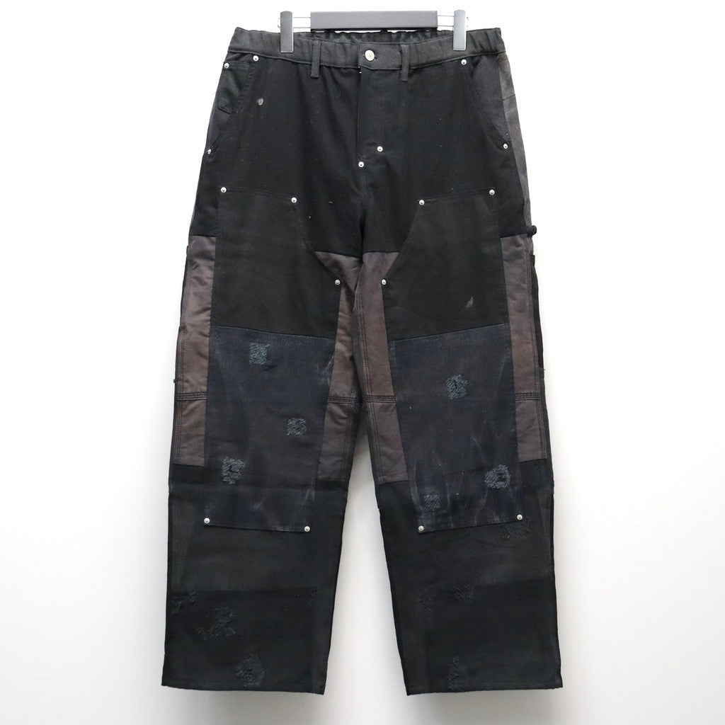 DAMAGE DOUBLEKNEE PANTS #BLACK [RP2528305]