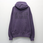 WASHED MIDDLE WEIGHT PULLOVER HOODED SWEAT SHIRT #PURPLE [26SS-WMC-SS05]