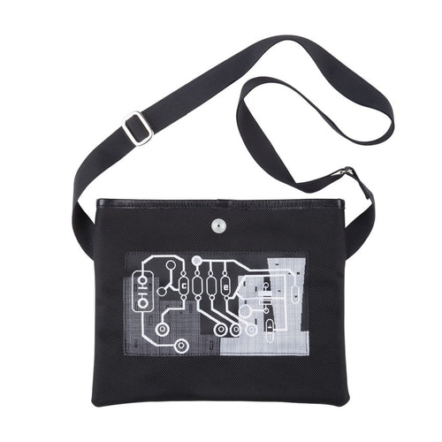 HARD SMALL POCKET BAG #BLACK [CES29G09]