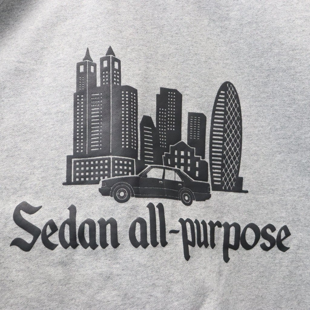Skyscrapers Sweatshirts #Top Grey [SD26F-CT05]