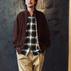 BARACUTA | G9 SUEDE LEATHER HARRINGTON JACKET #BROWN [25FW-WMO-BC01]