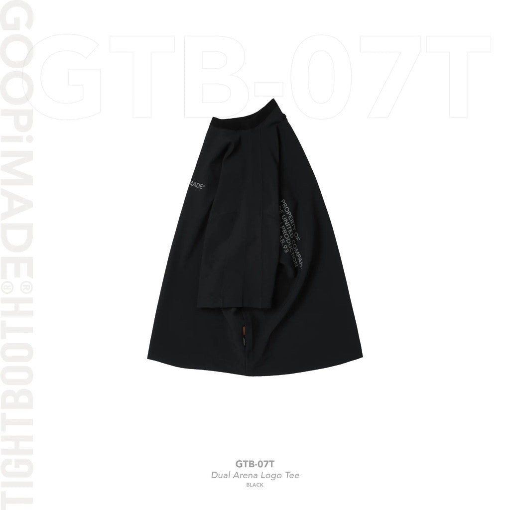 TIGHTBOOTH | 「GTB-07T」 Dual Arena Logo Tee #Black [GOOPI-25AW-OCT-01]