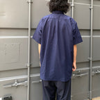 TECH BUTTON DOWN SHIRT S/S OX #NAVY [BE-84024]