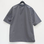 TECH MOCK NECK S/S TEE #CHARCOAL [BE-63025]
