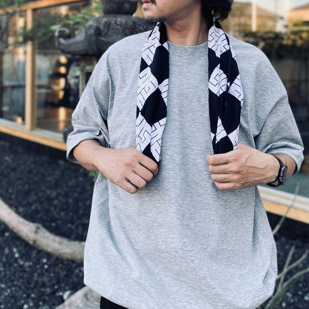 暖簾手拭 #BLACK / WHITE [26SS-COG-A01]