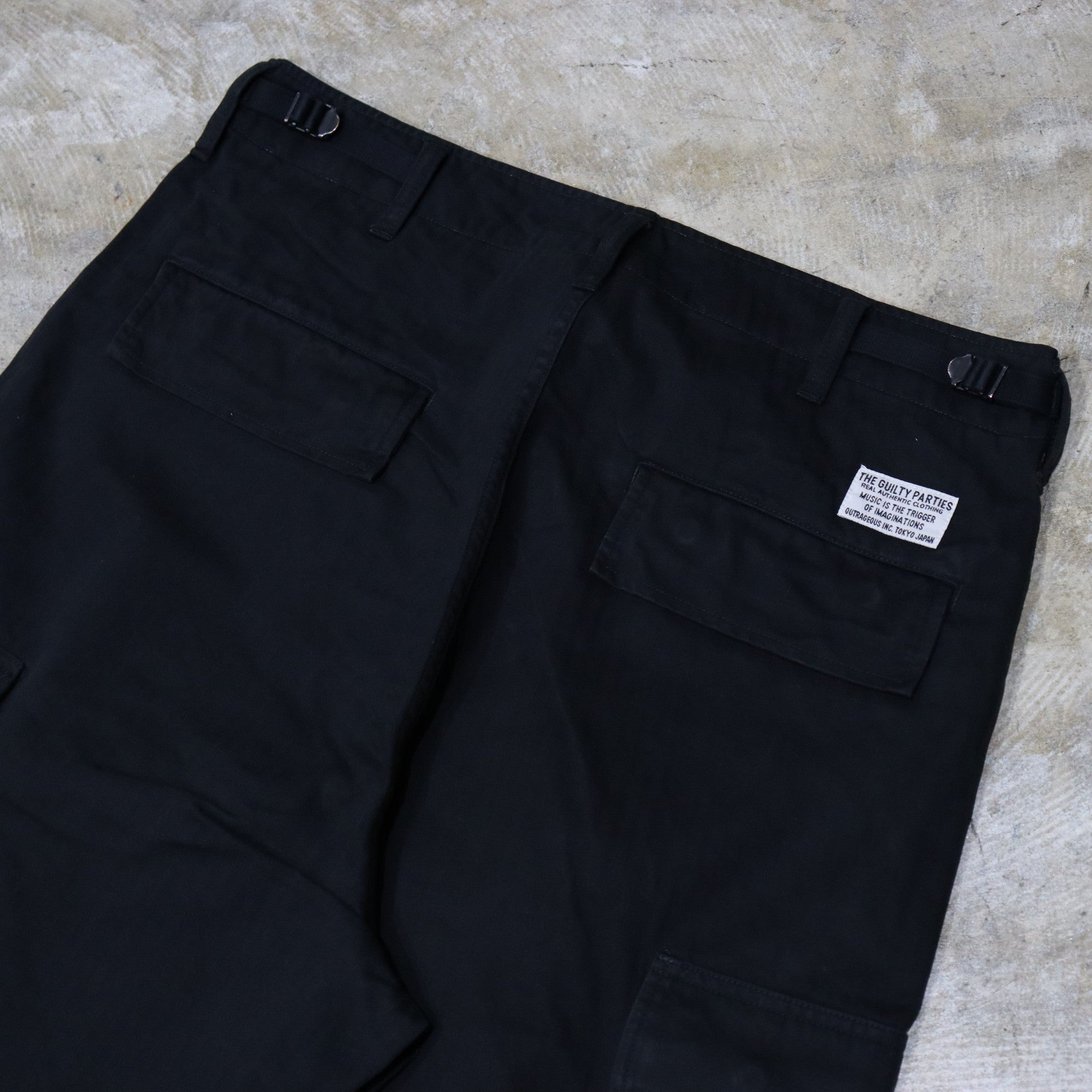 6 POCKET TROUSERS #BLACK [24FW-WMP-PT03]