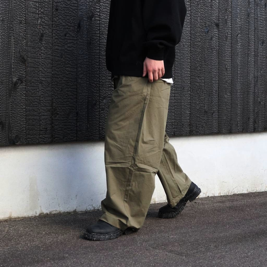 BAGGY PIPE PANTS #Olive [SS26-B09]