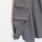 TECH REGULAR COLLAR SHIRT L/S GLEN CHECK #GRAY [BE-82025W]