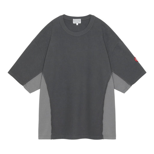 SIDE SEAM DBL KNIT T #CHARCOAL [CES26T22]