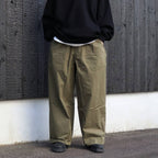 BAGGY PIPE PANTS #Olive [SS26-B09]