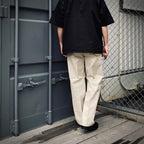 迪克斯 | 褶襉長褲 #米白色 [25SS-WMP-DC01]