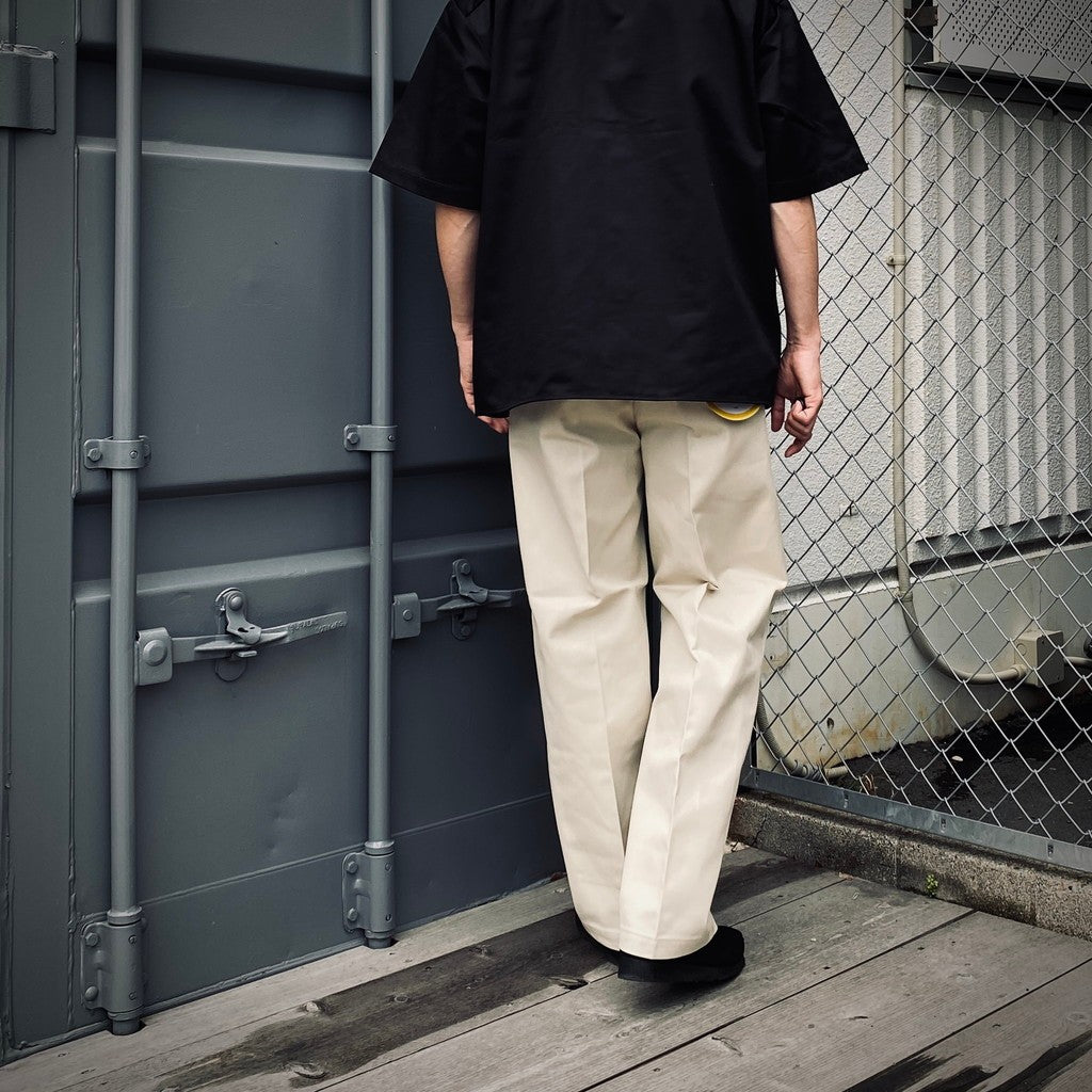 迪克斯 | 褶襉長褲 #米白色 [25SS-WMP-DC01]