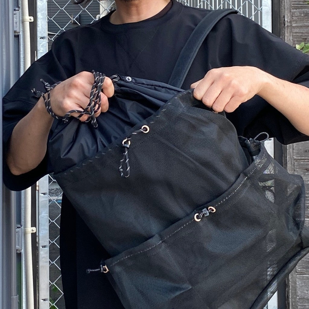 MESH KNAPSACK #BLACK [FMR31243B0001]