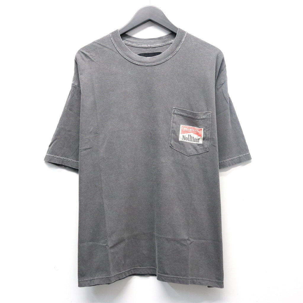Bootleg Pocket Tee(NOTHING) #10YEARS BLACK [M-P3-BG11]