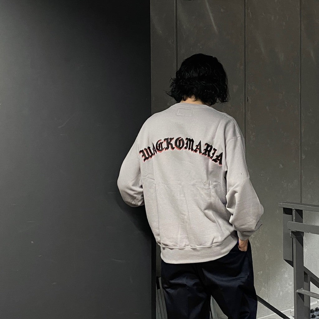 中厚圓領運動衫（TYPE-2）#灰色 [24FW-WMC-SS08]