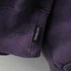WASHED MIDDLE WEIGHT CREW NECK SWEAT SHIRT #PURPLE [26SS-WMC-SS06]