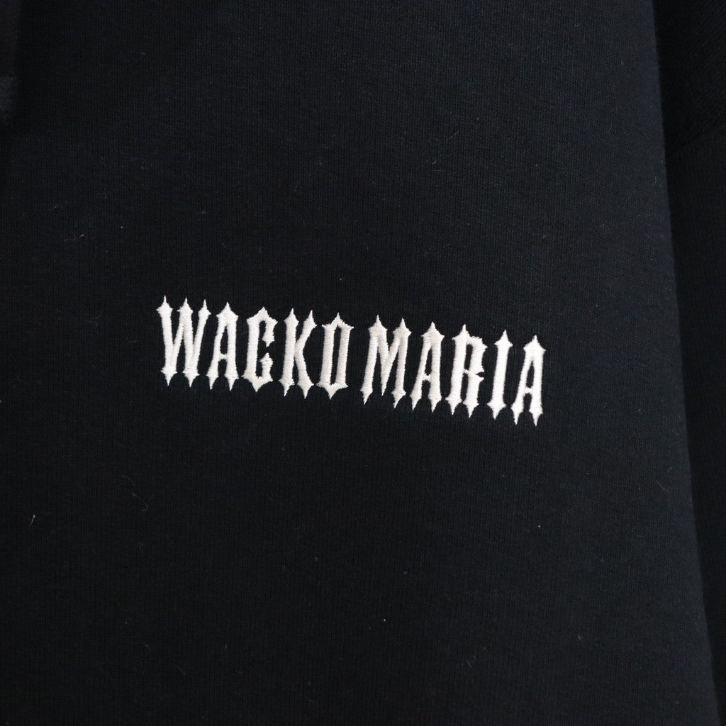 HEAVY WEIGHT PULLOVER HOODED SWEAT SHIRT ( TYPE-2 ) #BLACK [25SS-WMC-SS04]