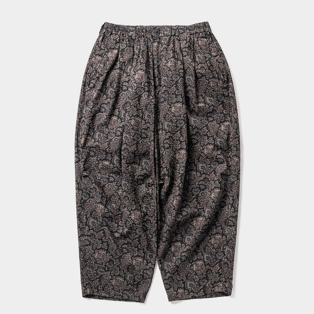 RIPPLE PAISLEY BALLOON PANTS #Black [SU24-B02]