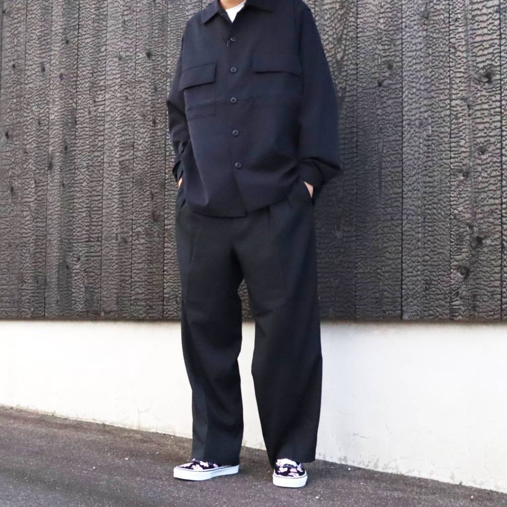 Ventilation Wide Slacks #Charcoal [SD26F-PT04]