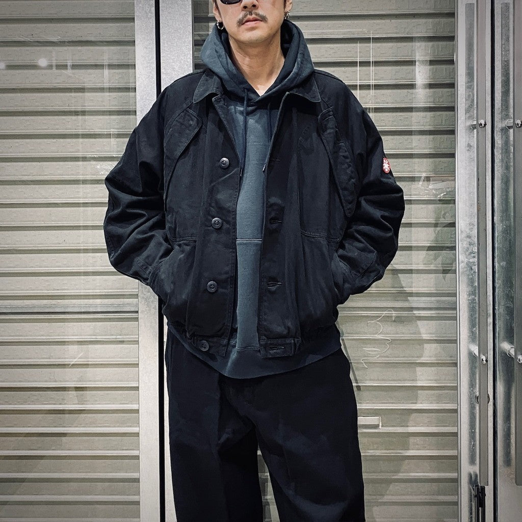 CUTTING BUTTON UP JACKET #BLACK [CES26JK16]