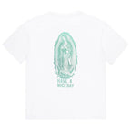 WASHED HEAVY WEIGHT CREW NECK T-SHIRT ( TYPE-2 ) #WHITE/GREEN [26FWE-WMT-WT02]