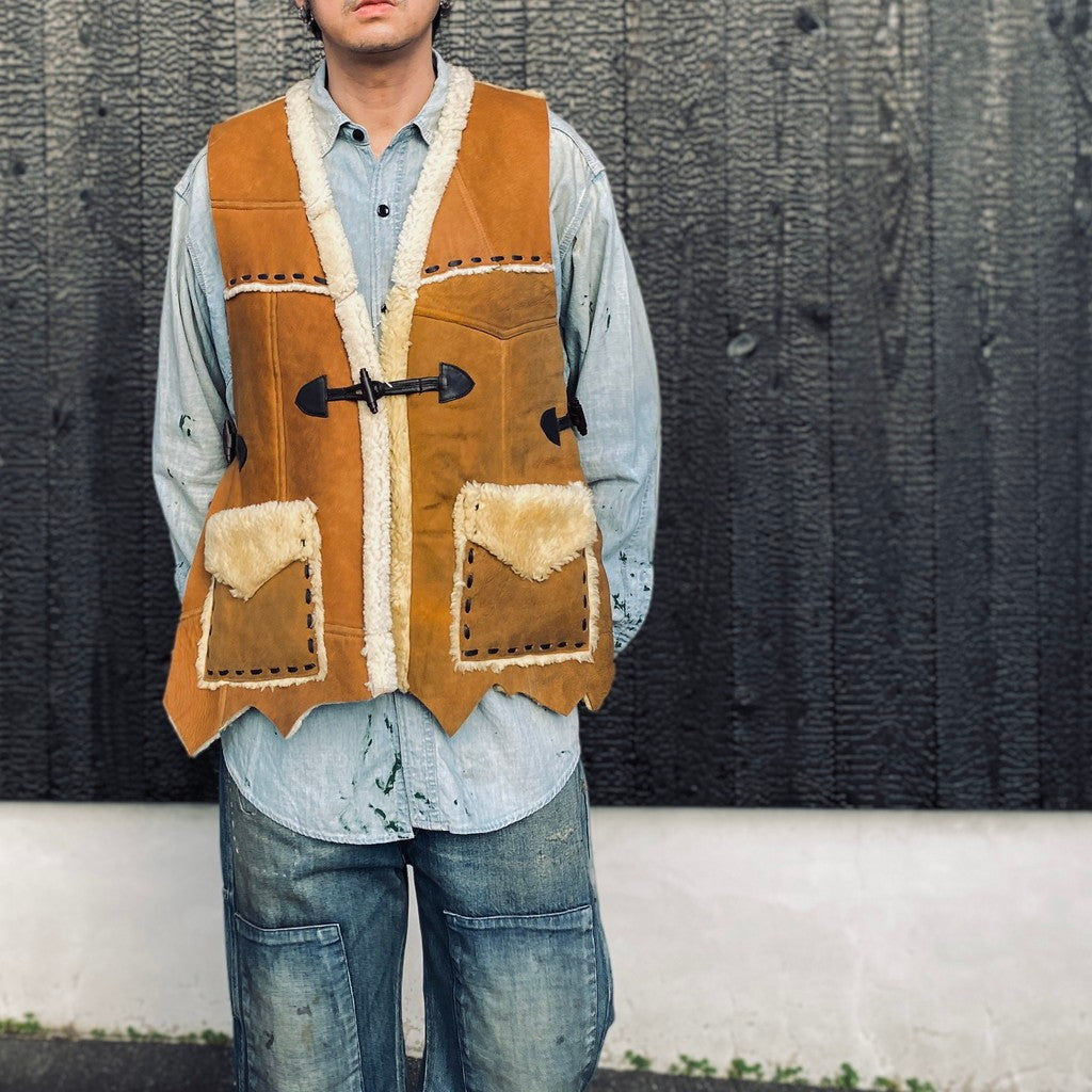 IGLLO MOUTON VEST #CAMEL [RV2601701]