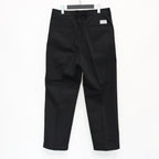 DOUBLE PLEATED CHINO TROUSERS #BLACK [25SS-WMP-PT13]