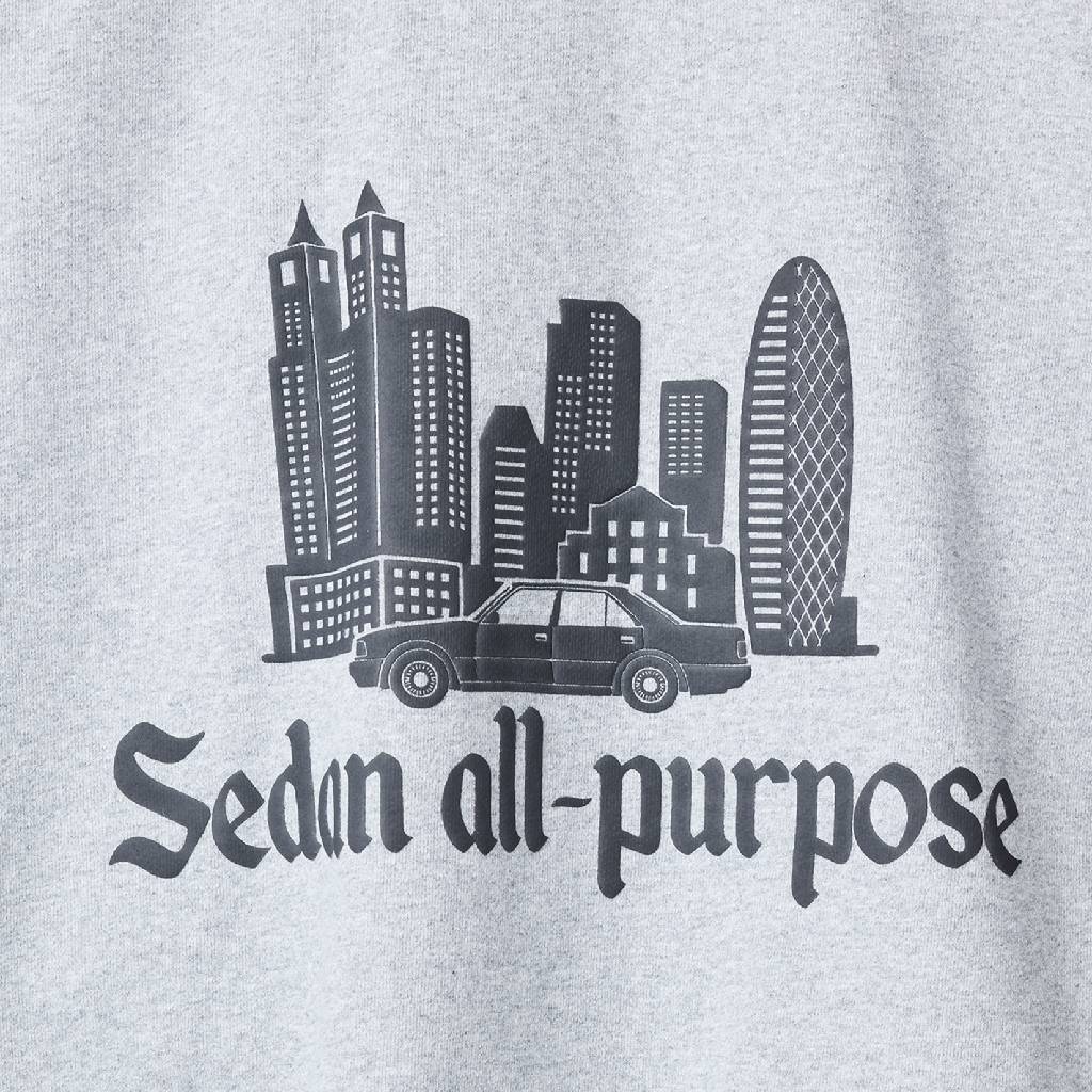 Skyscrapers Sweatshirts #Top Grey [SD26F-CT05]