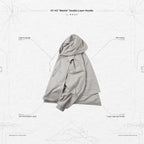 G7-H3 「Ｍantle」 Double-Layer Hoodie #L-GRAY [GOOPI-23AW-JAN-03]