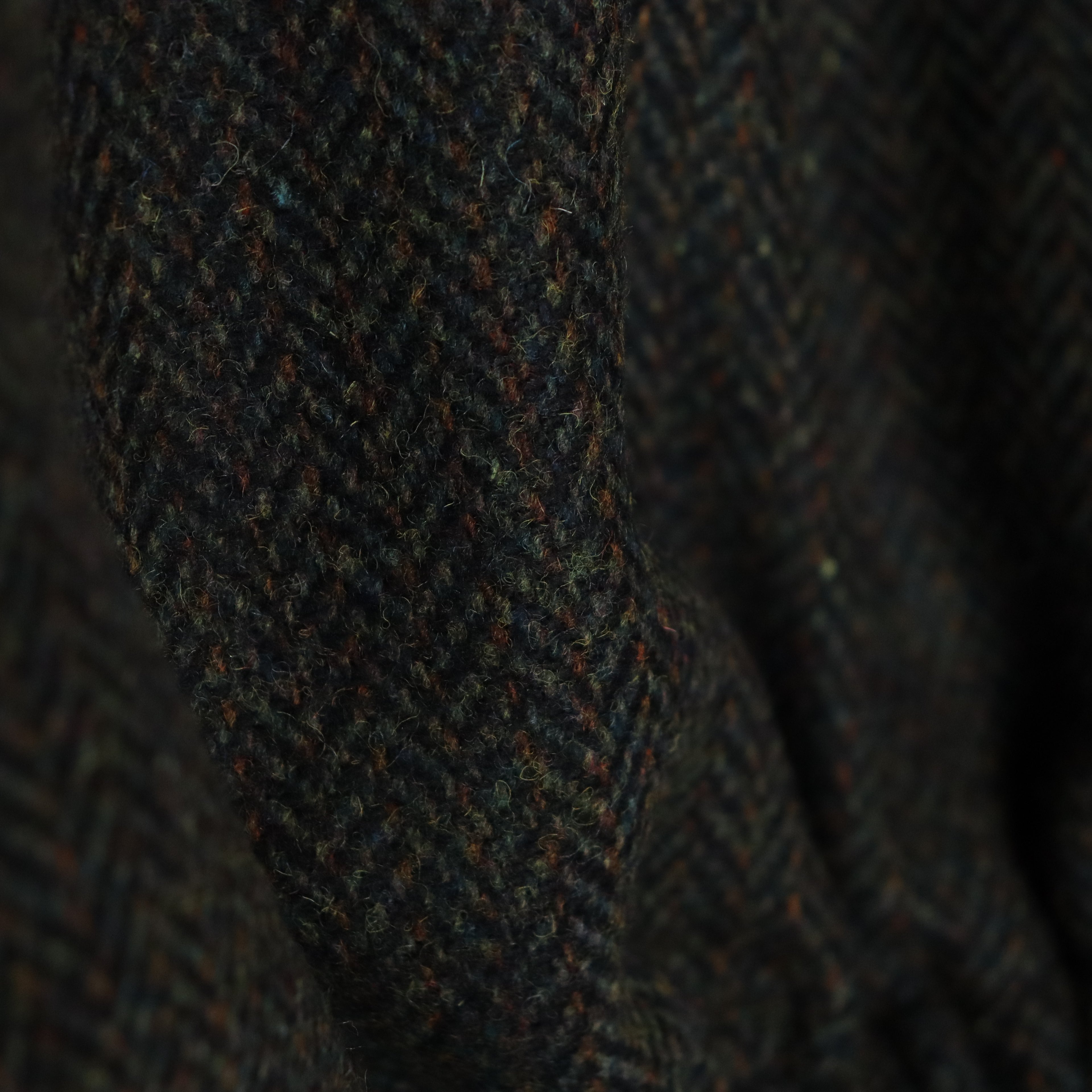 TWEED PUFFY JKT #OLIVE [FW23-JK03]