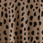 LEOPARD KNIT POLO SHIRT #BROWN [24SS-WMK-KN10]