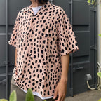 HAWAIIAN SHIRT S/S -TYPE 2- #PINK-BLACK [24SS-WMS-HI02]