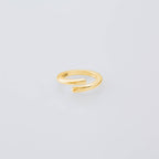 Semicircle Ring -Thin- -Gold- #GOLD [XOR087G]