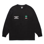 Namedama | HIGHTIMES | CREW NECK LONG SLEEVE T-SHIRT #BLACK [NMD-HIGHTIMES-WM-LT01]