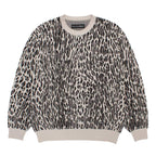LEOPARD JACQUARD SWEATER ( TYPE-2 ) #IVORY [26SS-WMK-KN17]