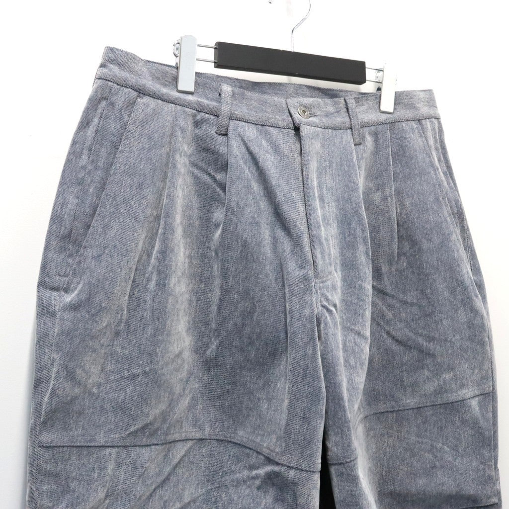 FLOCKY DENIM BALLOON PANTS #Blue [FW26-B10]