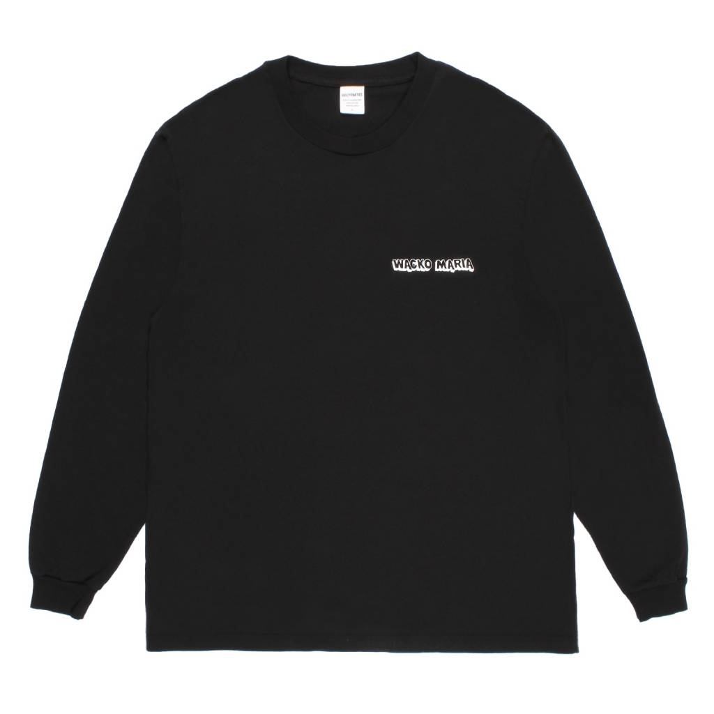 WASHED HEAVY WEIGHT CREW NECK LONG SLEEVE T-SHIRT ( TYPE-3 ) #BLACK [26SS-WMT-LT05]