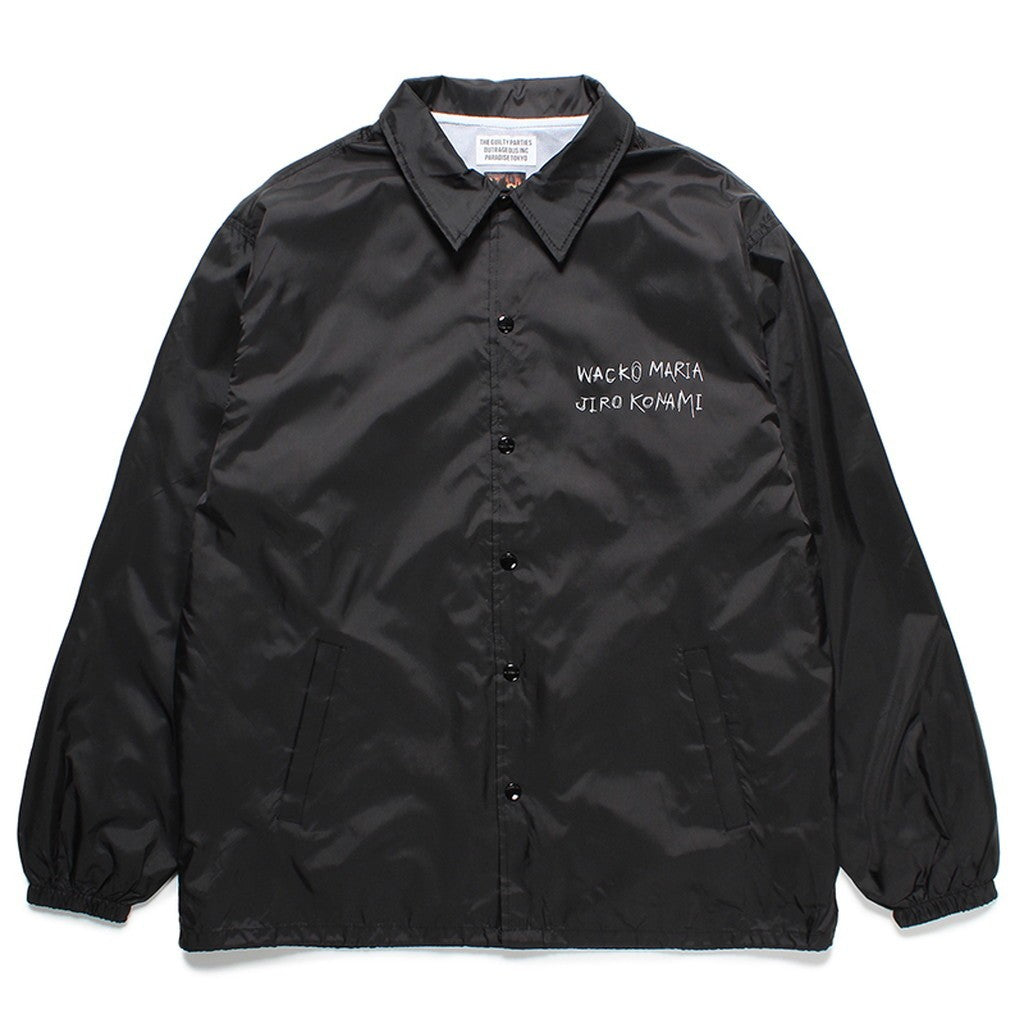 JIRO KONAMI | COACH JACKET - TYPE 2 - #BLACK [JIROKONAMI-WM-BL02]