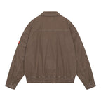 COMMUNITY BUTTON JACKET #BROWN [CES24JK12]