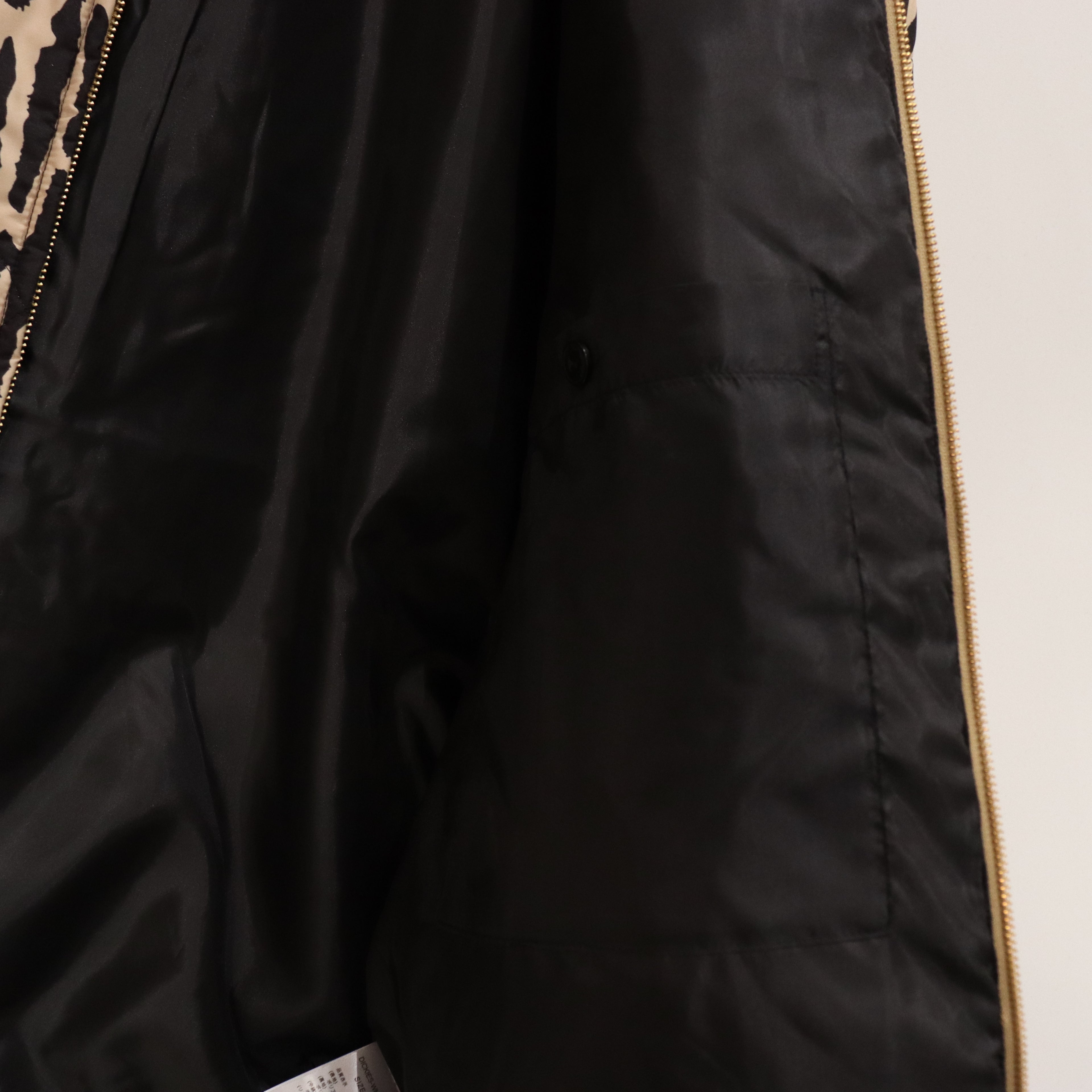 DICKIES | LEOPARD QUILTED JACKET #BEIGE [DICKIES-WM-BL09]